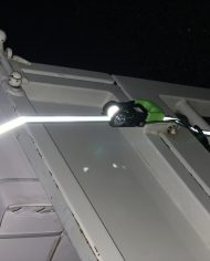 LA149RFX25 Ratchet Tie Down In Use Night Time 3