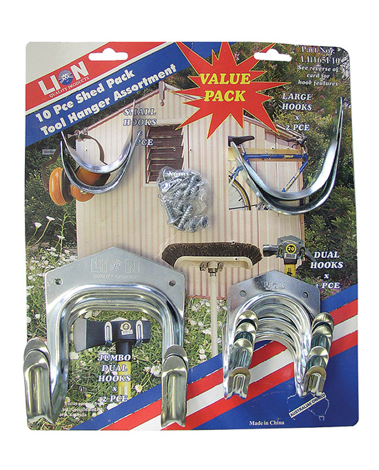 Shed Pack Tool Hanger Assortment